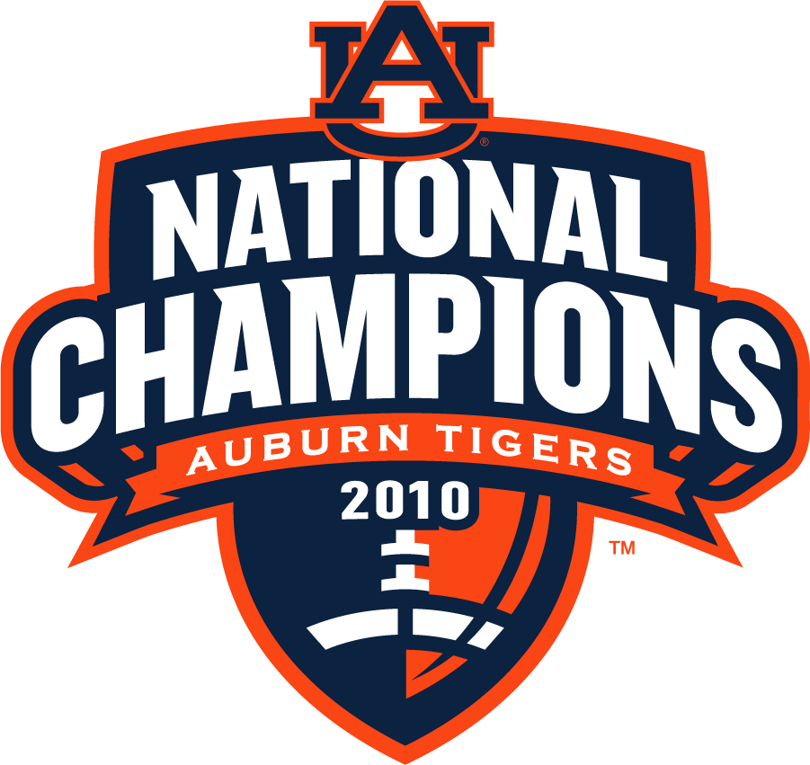 Auburn Tigers 2010 Champion Logo t shirts iron on transfers